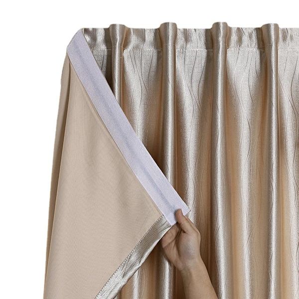 

curtain & drapes full shading cloth installation without holes bedroom simple self-adhesive blackout curtains