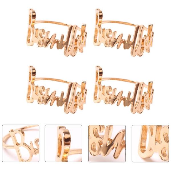 

napkin rings 4pcs beautiful decorative wedding