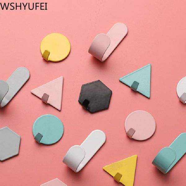 

towel racks 4pcs creativity no punch sticker adhesive hooks clothes coat hat key self home kitchen wall door space hook hanger