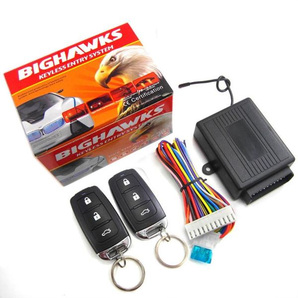 

theft protection universal car door lock keyless entry+release remote central locking kit anti-theft device set 602-8238