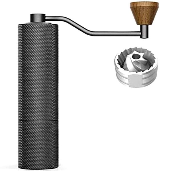 

manual coffee grinders slim portable grinder minimalism with adjustable setting conical burr mill for hand-drip espresso