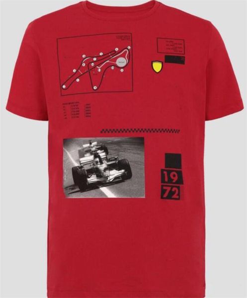 

2021 outdoor f1 formula one breathable short sleeve t-shirt