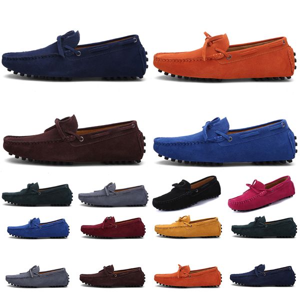 

2021 non-brand men running shoes triple black yellow royal blue purple dark grey mens fashion trainer sneakers outdoor jogging walking