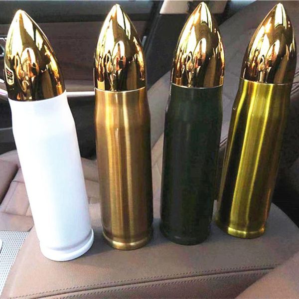 

17oz sublimation bullet tumbler heat transfer bullets shape cup blanks vacuum insulated water bottle 3 colors