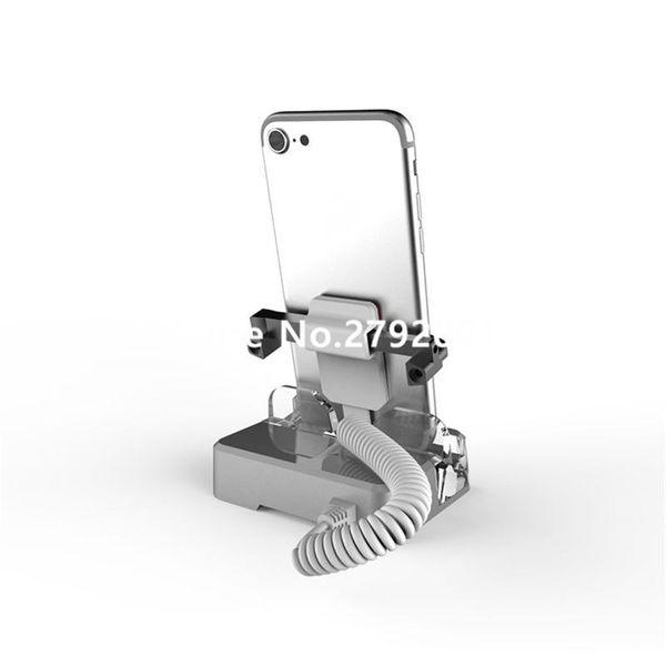 

5pcs/lot anti thief cell phone display alarm security stand with clamp systems