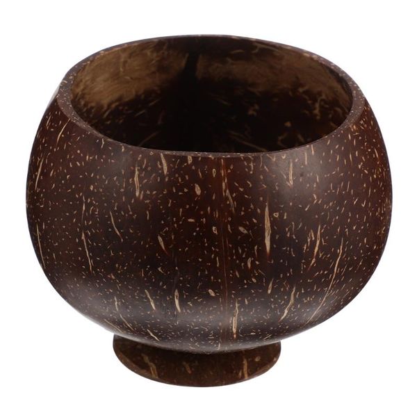 

creative coconut cutlery bowl fruit salad practical craft (coffee) bowls