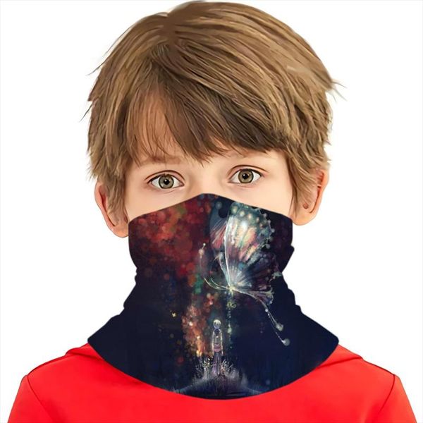 

scarves luxury butterfly hair scarf hip hop adult/children bandana decoration boys/girls, Blue;gray