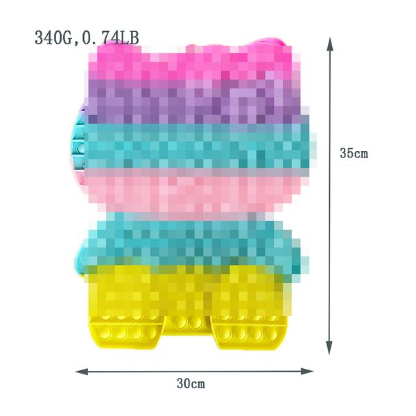 

new ping sound 30cm 40cm 50cm halloween christmas big size fidget toys reliver stress rainbow push bubble simpl dimmer antistress toy childr