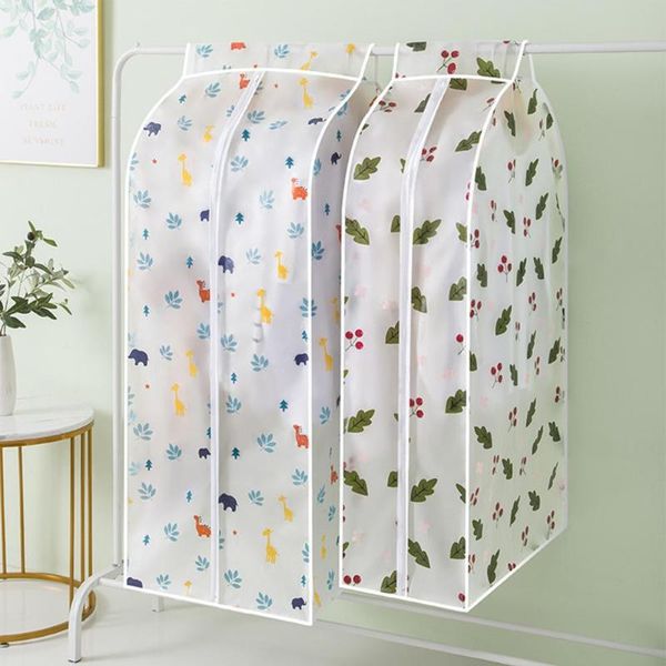 

storage bags ventilated clothes hanging dust cover reusable peva saving space garment for dorm