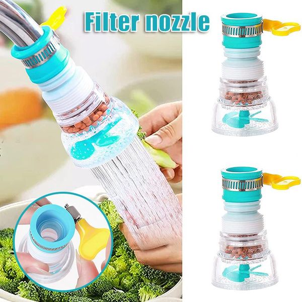 

kitchen faucets faucet water purifier rotating sprinkler universal splash filter extender 1.6cm-2.3cm hr