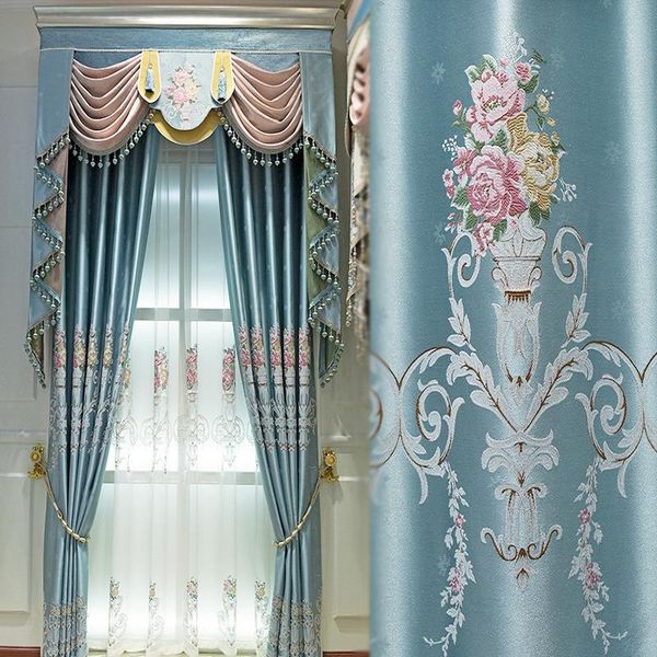 

curtain & drapes high-precision fashion simple curtains relief bedroom living room modern wind