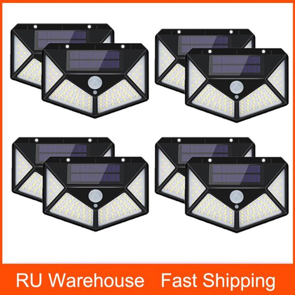

led solar light for garden decoration outdoor lamp powered sunlight waterproof pir motion sensor street wall