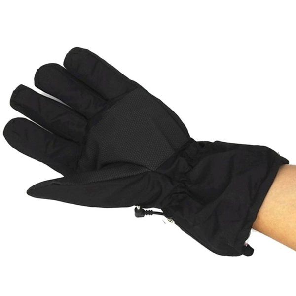 

sports gloves winter motorcycle outdoor warm heating for ski riding, Black