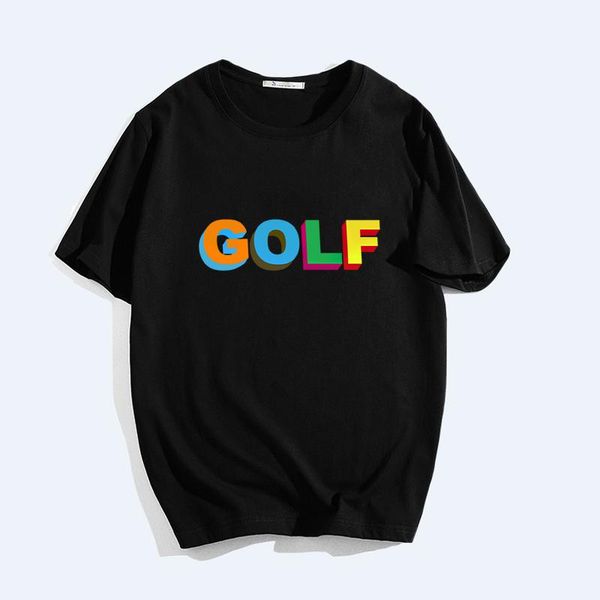 

men's t-shirts summer t shirt men england style simple solid o-neck 98% cotton match basic harajuku tshirt golf letter printing tee, White;black