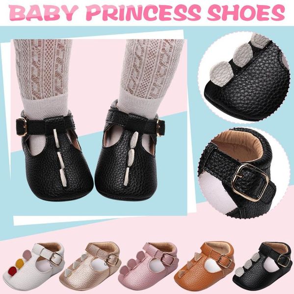 

first walkers baby girls autumn step shoes cartoons buckle strap cute single prewalker summer 11-14cm