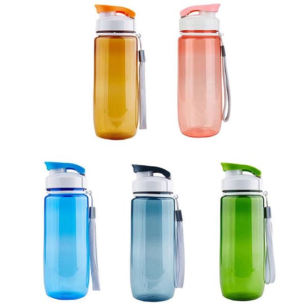 

water bottles 590ml sports bottle portable leak proof for sportstravel hiking plastic drinkware crystal