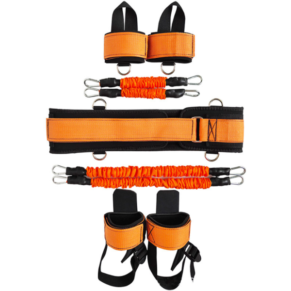 

boxing resistance bands set high jump taekwondo kick trainer fitness equipment