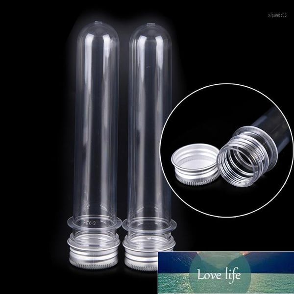 Alta qualidade Tubo de plástico 40ml com tampa de alumínio vazio Clear Pet Tubo Cosmético Portátil Máscara Transparente Banho Garrafa de Teste de Sal1