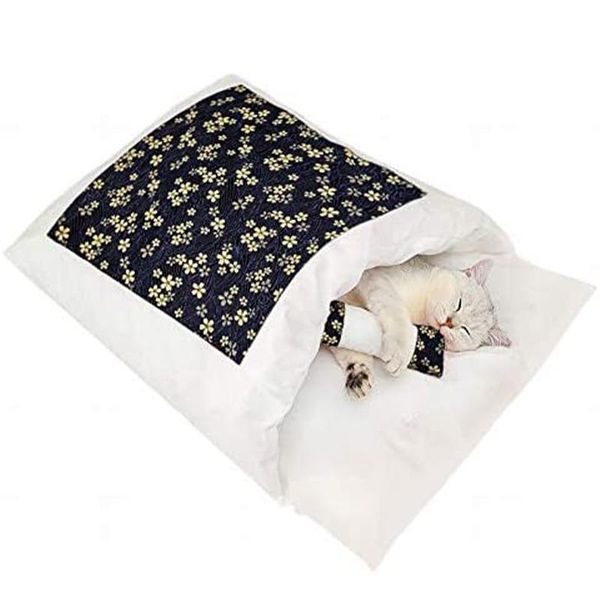 

cat beds & furniture pet sleeping bag removable dog bed, sofas mat winter warm house small bed nest soft