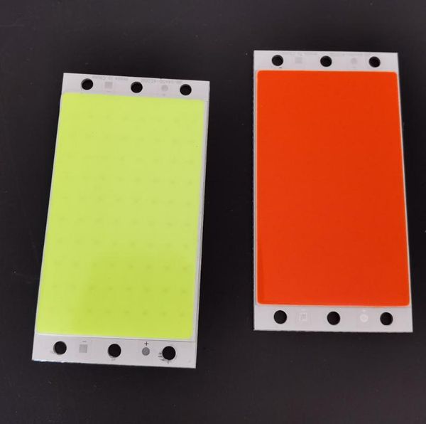 

light beads diy led panel 94x50mm 1500lm ultra bright warm natural cold white blue dc 12v 20w cob board lamp