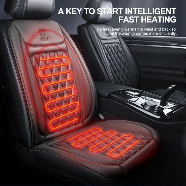 

seat cushions 12v chair electric heating cushion universal comfortable auto heat warmer pad back support heater protection cover