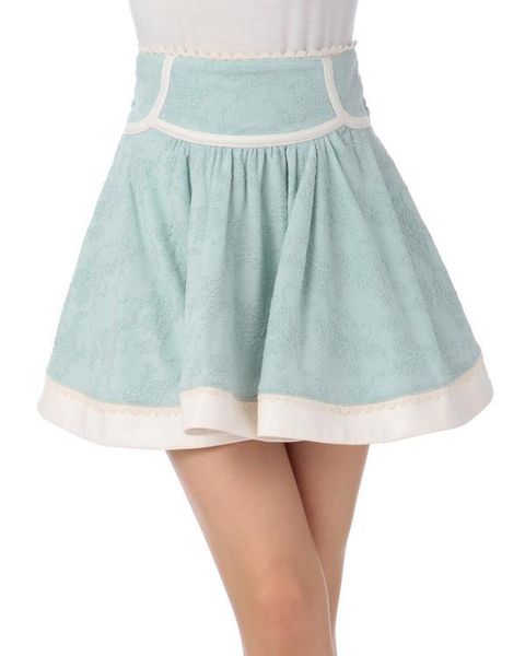 

skirts liz lisa jacquard lace edged, Black