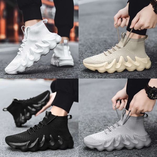 

spring large men's shoes 2021 casual new fashion trend casual light breathable mesh sports for men 3p67 r2z5 iptp, Black