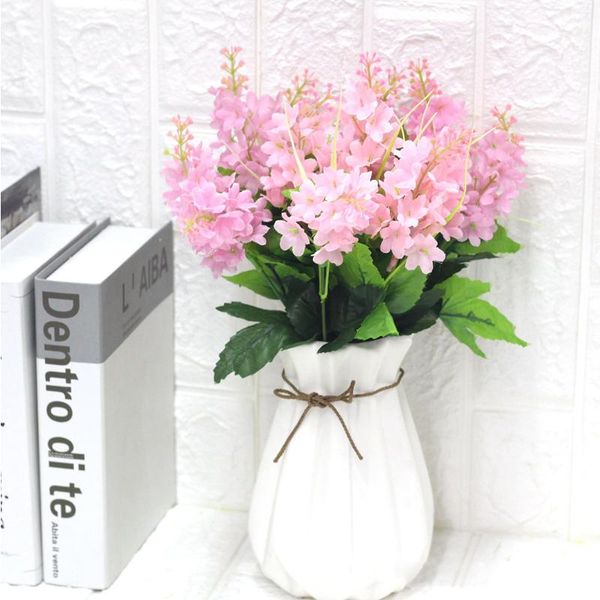 

decorative flowers & wreaths artificial plastic bonsai fake plant flower wedding home decor garden el potted hyacinth