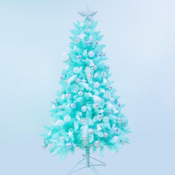 

150cm 180cm 210cm blue christmas tree color changing year bar decor xmas decor1