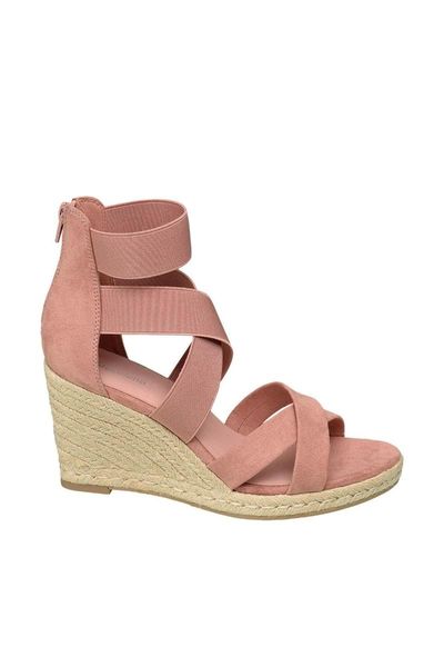 

sandals deichmann pink wedges, Black