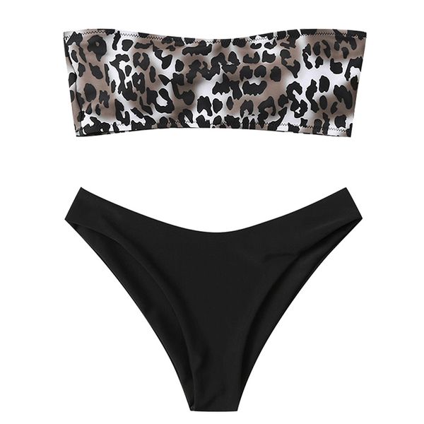 

women's bikini swimwear bra split fashion, White;black