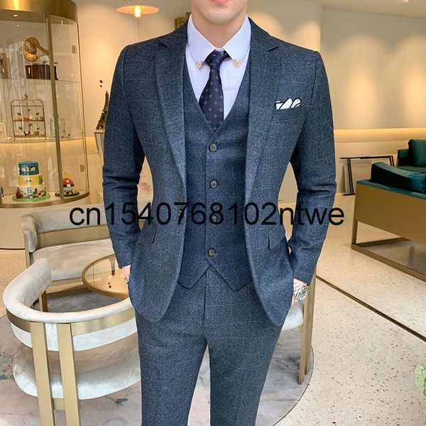 

men's suit bridegroom dress three piece suits & blazers, White;black