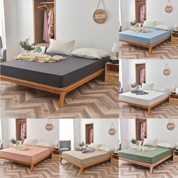 

sheets & sets 2021 product cotton yarn-dyed washed bed sheet single mattress cover bedspread