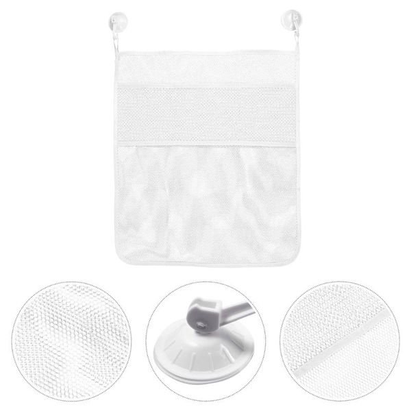 

storage bags 1 set bath organizer mesh baby shower toys bathtub net bag