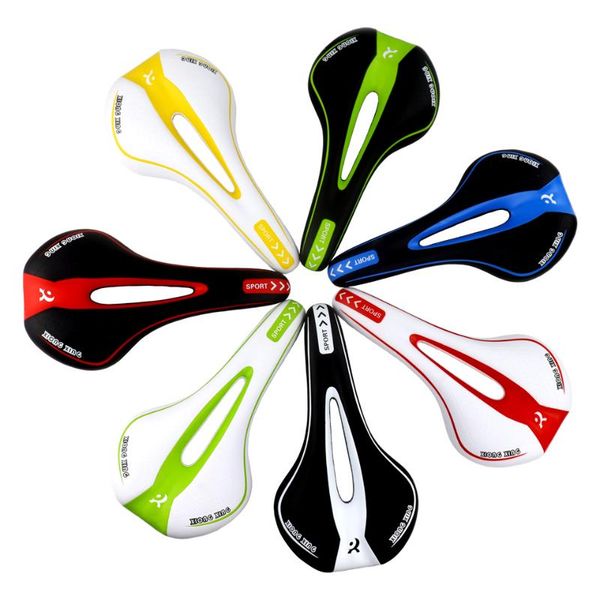 

bike saddles mtb mountain bicycle saddle silicone skidproof seat silica gel cushion black cycling 7 colors