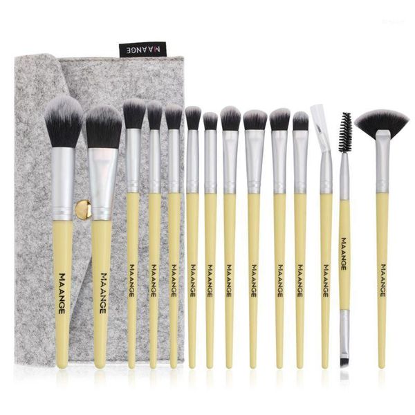 

14pcs pro makeup brushes powder foundation eyeshadow eyeliner lip brush set gxmc1