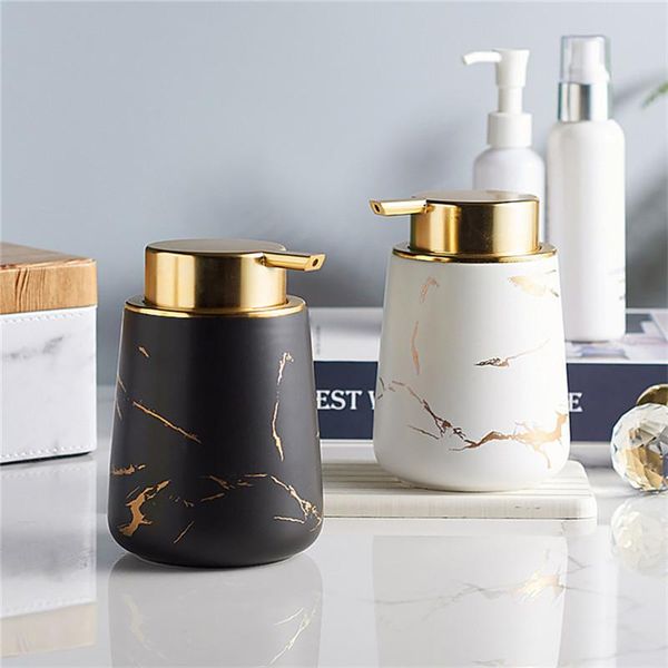 

liquid soap dispenser nordic ceramic hand sanitizer pressing shampoo bottle shower gel dispensers cup bathroom accessories set