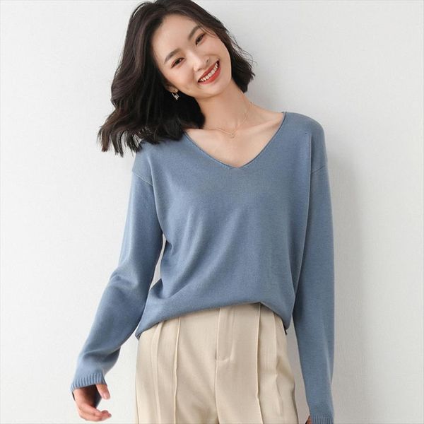 

winter women v neck stylish womens sweater pullover knitted long sleeves short elegant jumper fashion jacket sweaters, White;black