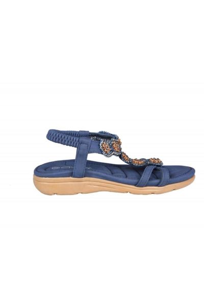 

sandals 20y150-13 ordiik navy blue women, Black