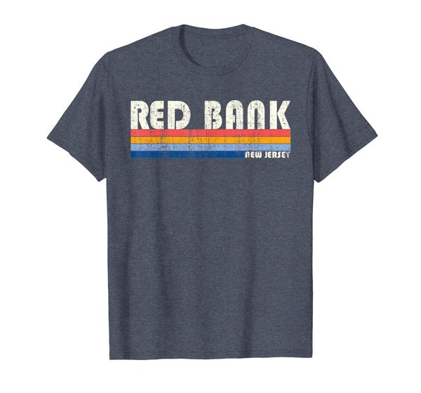 

Vintage 70s 80s Style Red Bank NJ T-Shirt, Mainly pictures