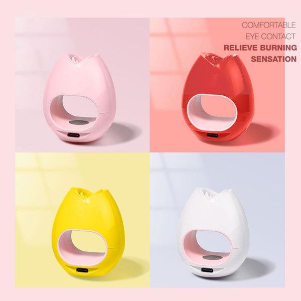 

mini dryer usb uv led lamp pink rose shape design nail art manicure tools 30s fast ice gel polish varnish timer auto sensor dryers