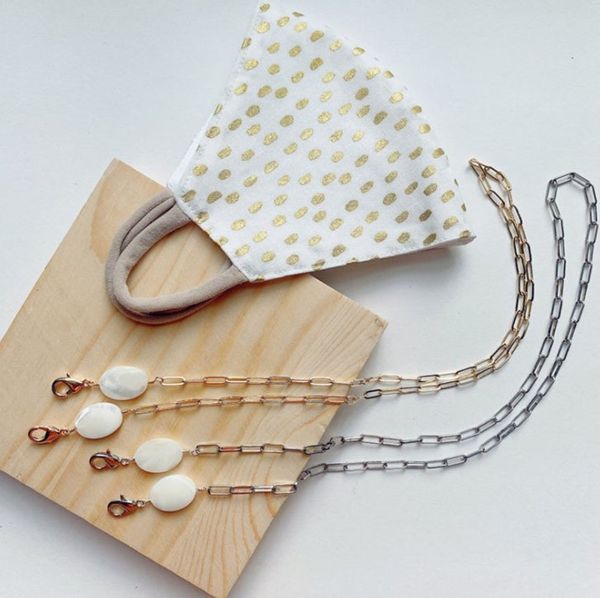 

shell style detachable eyeglasses chain for multi-purpose
