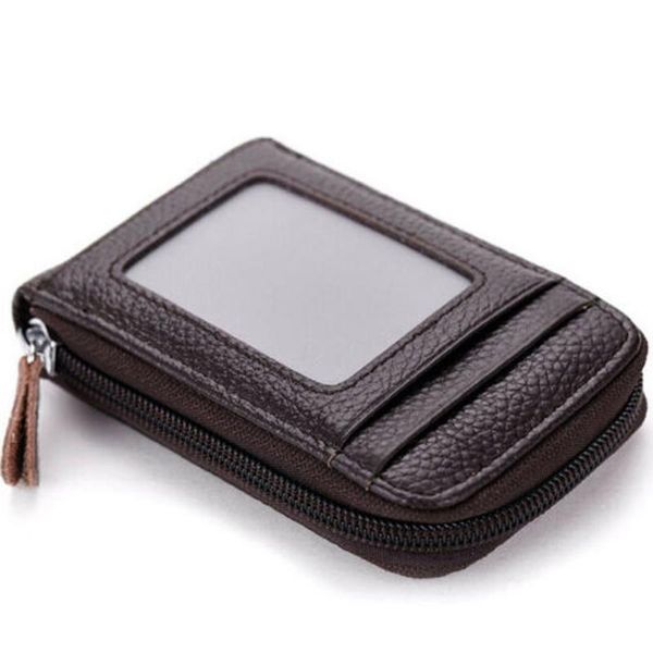 

waist bags fashion men portable wallet multiple mezzanine bag genuine leather solid color blocking zipper