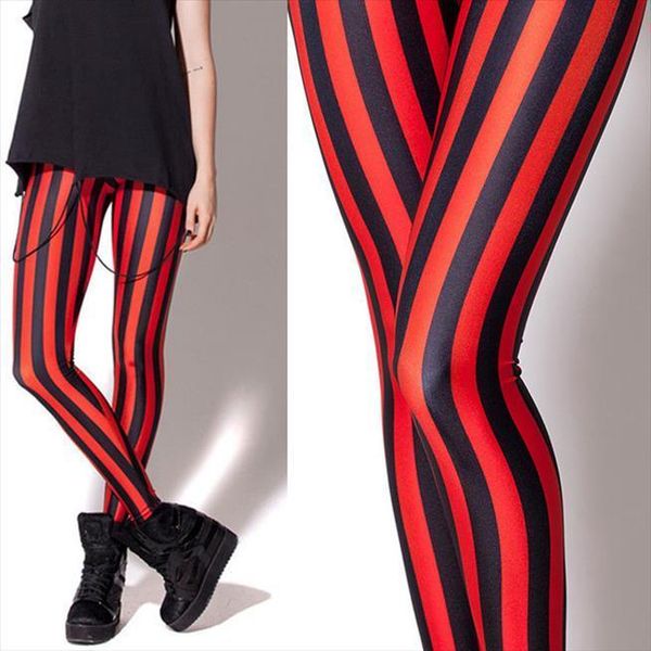 

red black jeggings womens leggings pants legins printed 101012