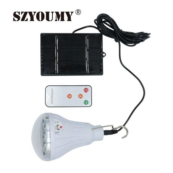 

solar lamps szyoumy outdoor/indoor 20 led light garden home security lamp dimmable by remote controlled camp travel