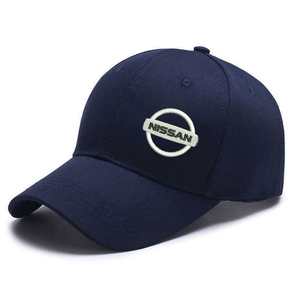 

foreign car hat embroidered cotton baseball fashion autumn and winter, Blue;gray