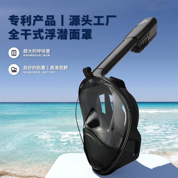 

long tube snorkeling set underwater anti fog training respiratory mergulho gear bi50dm diving masks