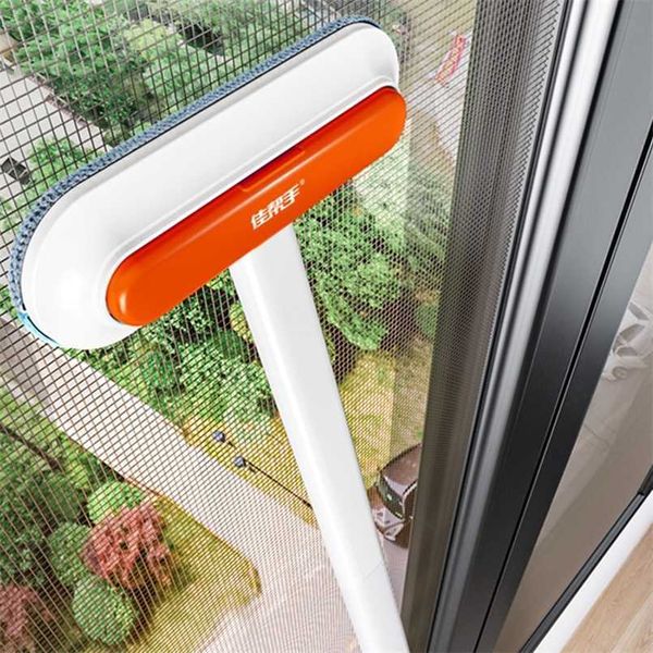 Joybos limpeza escova multi-função para janela janela sofá tapete luz portátil dupla face vassoura de poeira limpador de casa jx87 211215