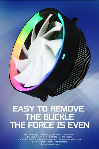 

fans & coolings mirage 120mmrgb fan with 9 blades cpu cooler water cooling