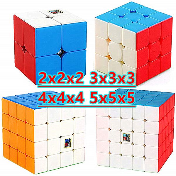 

Moyu Meilong 3x3x3 Magic cube Strickerless 4x4x4 Cubo magico 5x5x5 Speed cube 2x2x2 Puzzle Cubes Skew cube Mastermorphix